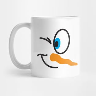 snowman face Mug